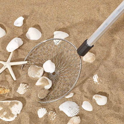 Sand Sifter For The Beach Shell Shovel Scooper Adjustable Long Handle