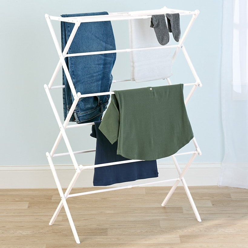 Space-Saving Laundry Helper Drying Rack