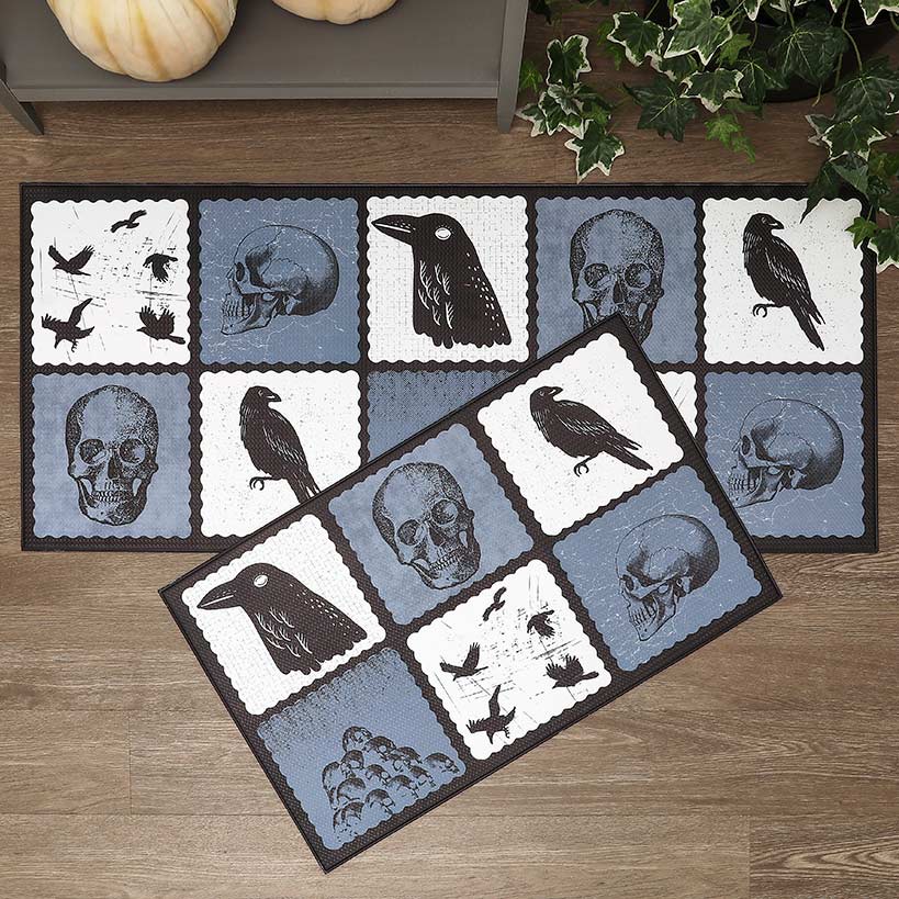 Kitchen Comfort Accent Rug or Runner Rug, The Raven