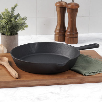 8" Cast Iron Pre Season Frying Pan