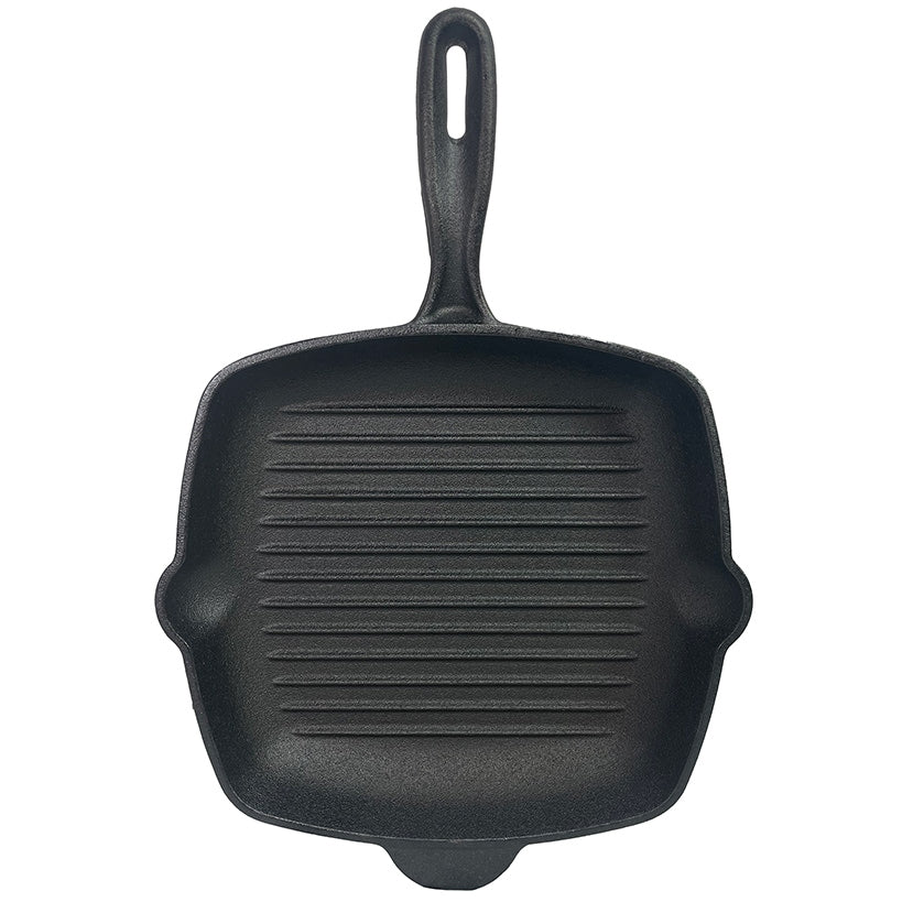 Cast Iron Square Griddle Pan 10"
