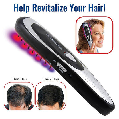 Light and Massage Therapy Hair Brush