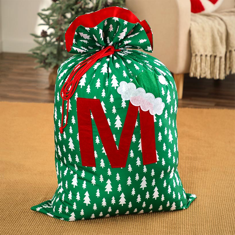 Monogram Christmas Gift Sack