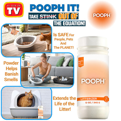 Pooph™ Cat Litterizer Litter Box Saver Deodorizer 12 oz. Bottle
