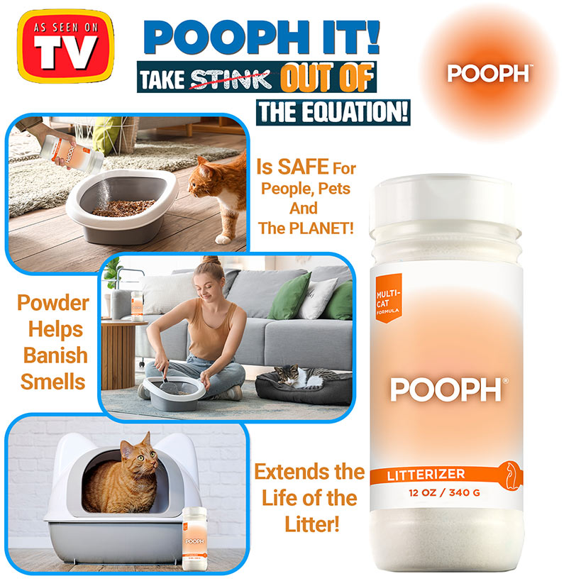 Pooph™ Cat Litterizer Litter Box Saver Deodorizer 12 oz. Bottle