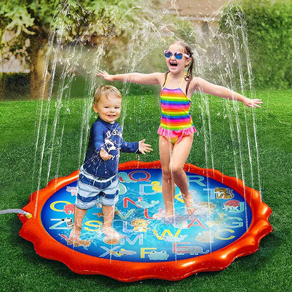 Splash Buddies Alphabet Sprinkler 48" Outdoor Kids Splash Pad