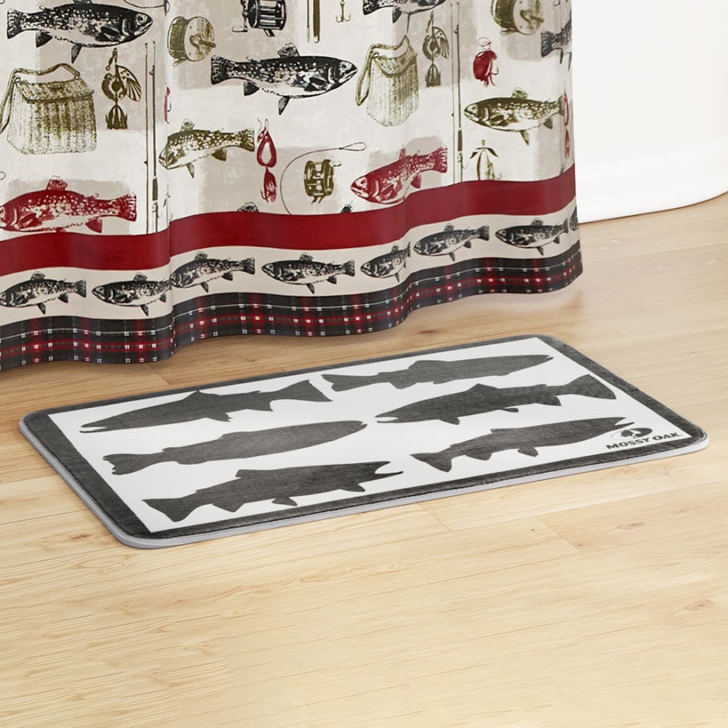 Mossy Oak Ghillie Memory Foam Bath Rug