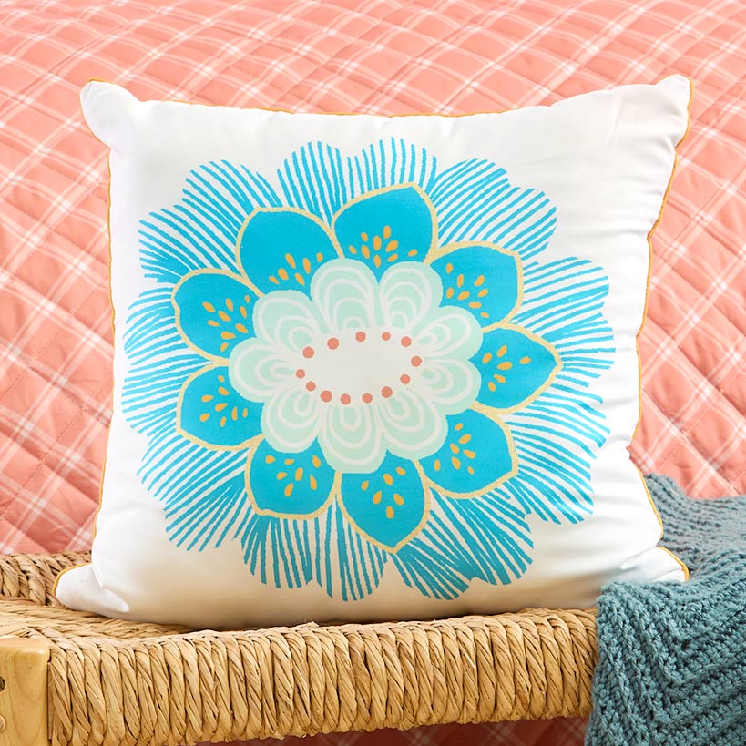 Shana Spring Floral Decorative Pillow