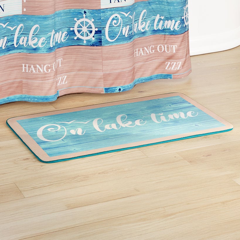Lake Time Memory Foam Bath Rug