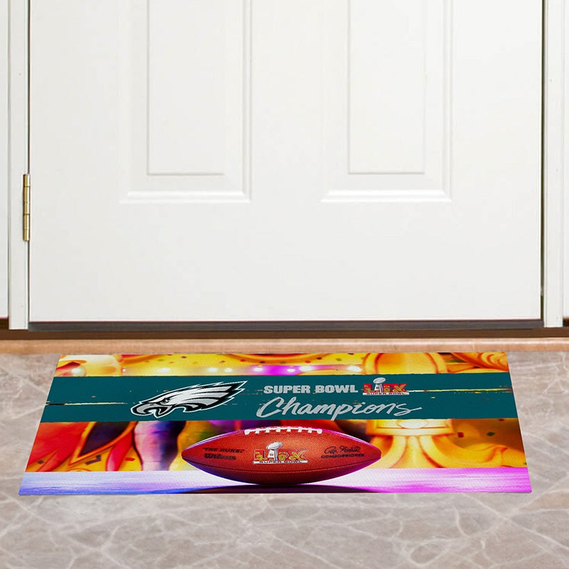 Philadelphia Eagles NFL 2025 Super Bowl LIX Parade Washable Rug