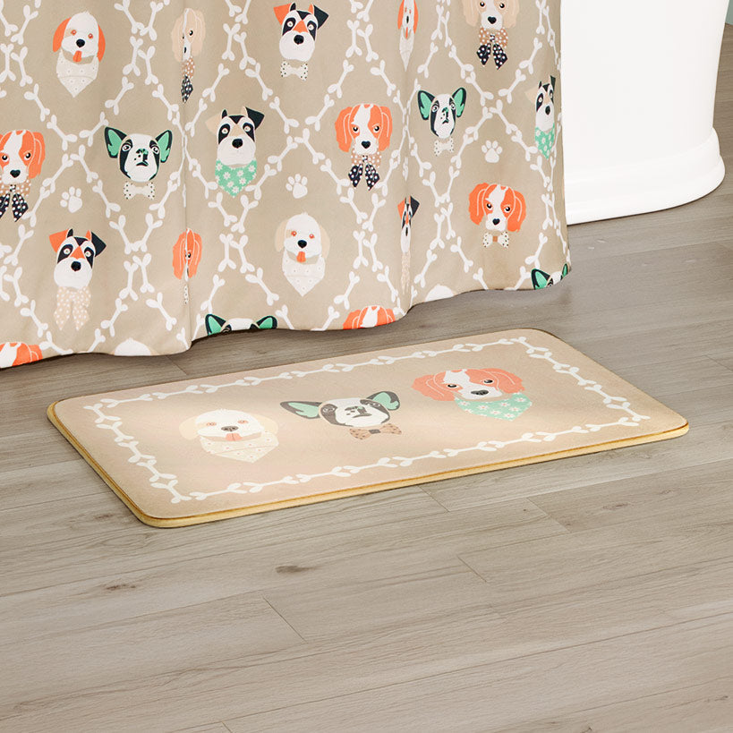I Woof You Memory Foam Bath Rug