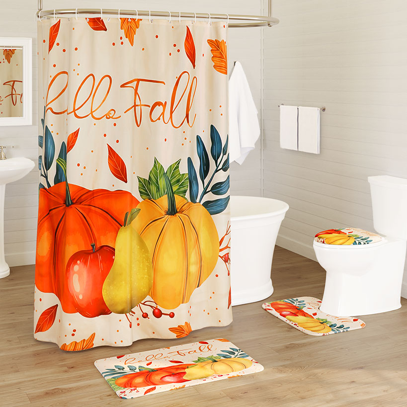 Hello Fall Memory Foam Fashion Bath Set 16-Pc.