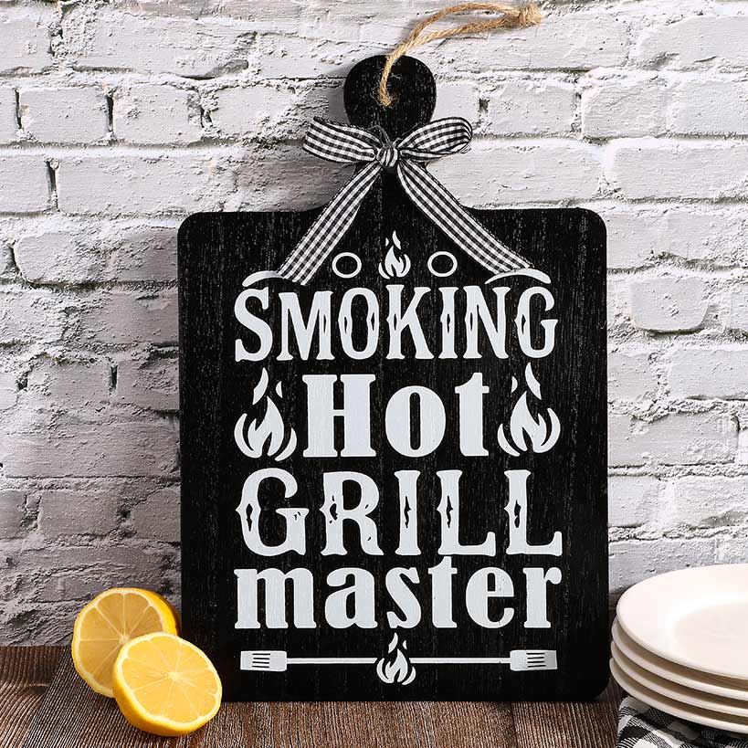 Hilarious Smoking Hot Grill Master Wall Decor
