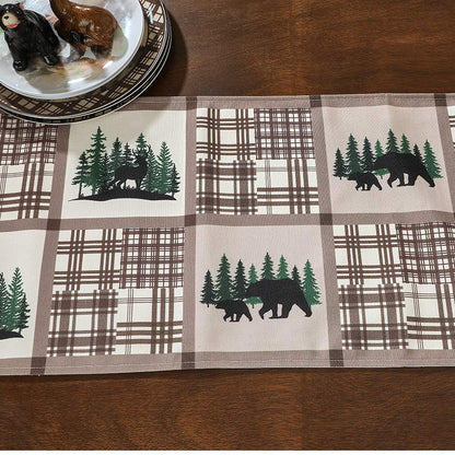 Enchanting Lodge Luxe Wilderness Table Runner