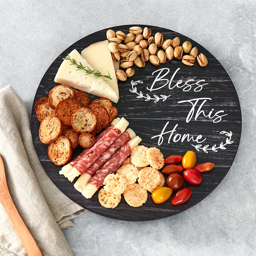 12" Sentiment Lazy Susan
