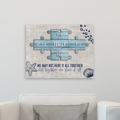 Personalized Family Puzzle Wall Signs