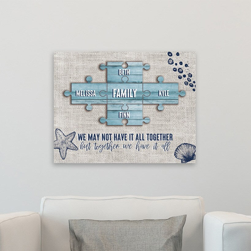 Personalized Family Puzzle Wall Signs