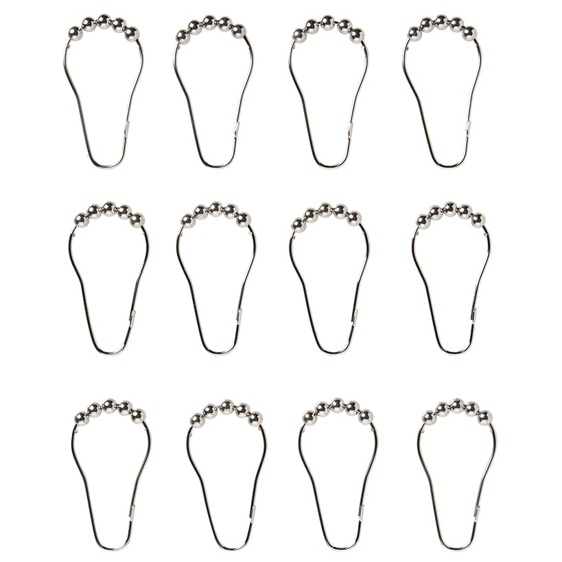 Homewear Falling Floral Shower Curtain Set with Hooks 13-Pc.
