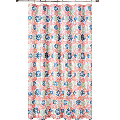Homewear Iris Shower Curtain with Hooks