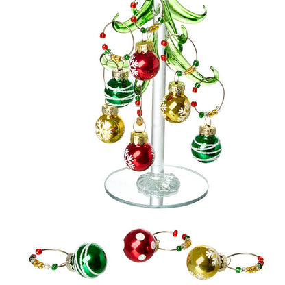13-Pc. Ornament Wine Tree with Charms