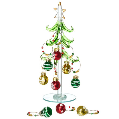 13-Pc. Ornament Wine Tree with Charms