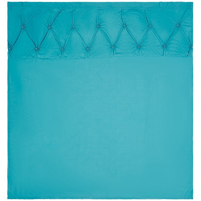 Homewear Pintuck Shower Curtain with Hooks