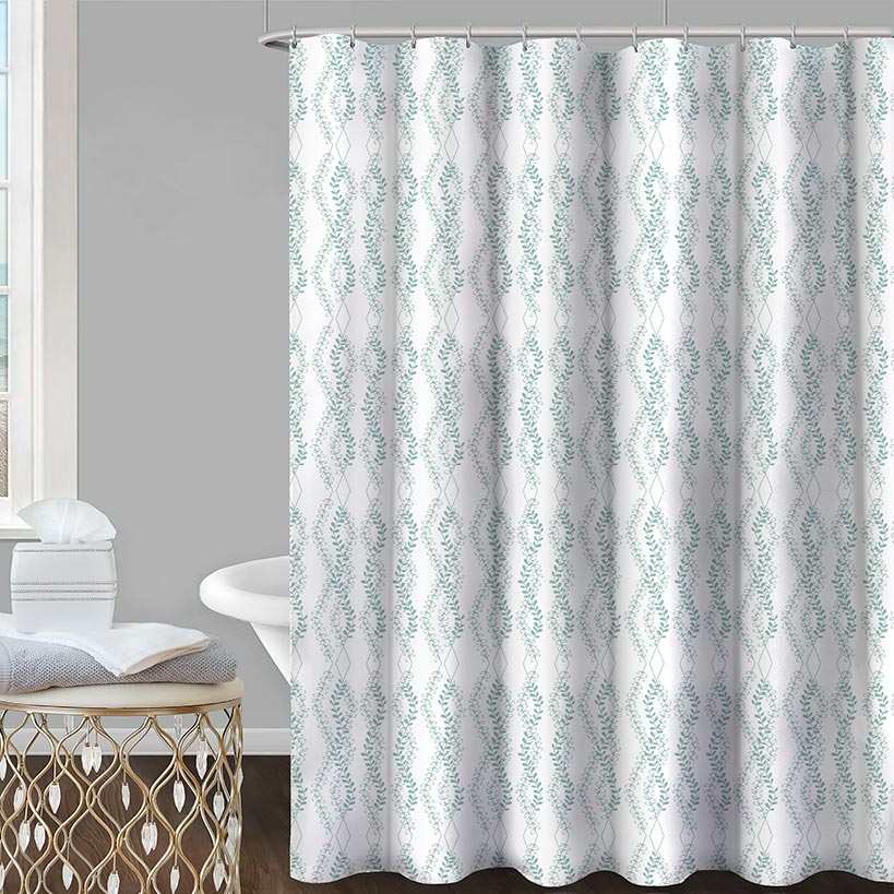 Homewear Vines Shower Curtain Set with Hooks