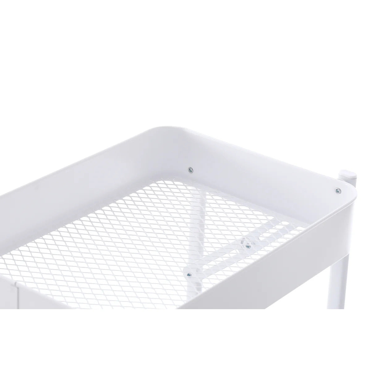 3-Tier Rolling Metal Storage Organizer Mobile Utility Cart