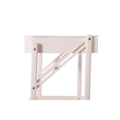 3-Tier Rolling Metal Storage Organizer Mobile Utility Cart