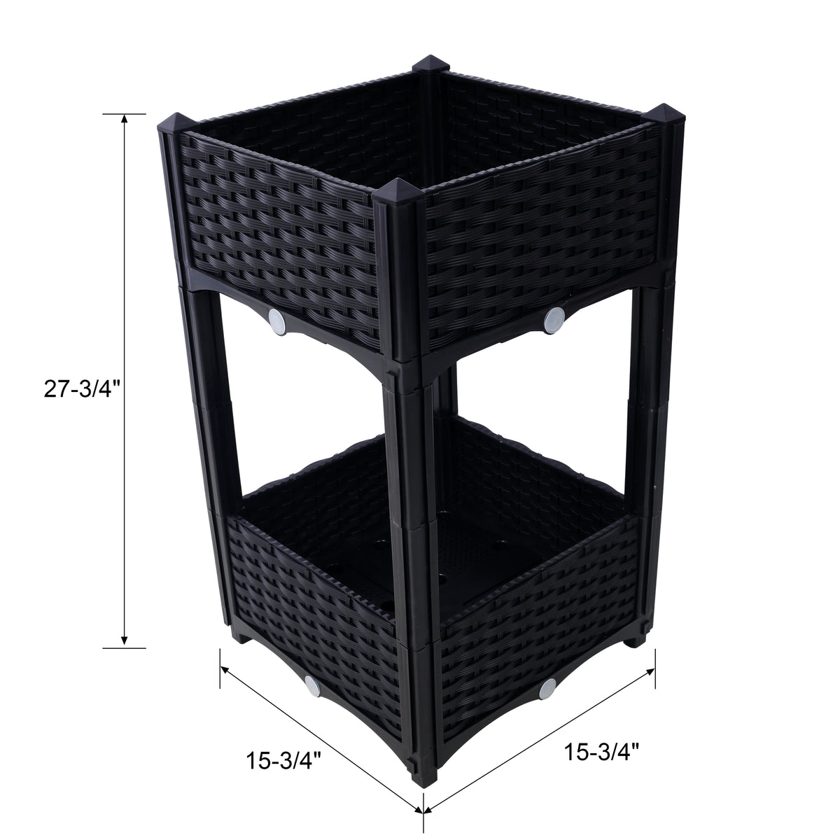 Planter Raised Beds - Elevated Planter Garden Box with Drainage Plug Raised Garden Beds for Vegetable/Flower/Herb Outdoor Standing Planter Beds Gardening Kit,Black,15.7"x15.7"x27.7"


Downloads: 0 
P - image 11