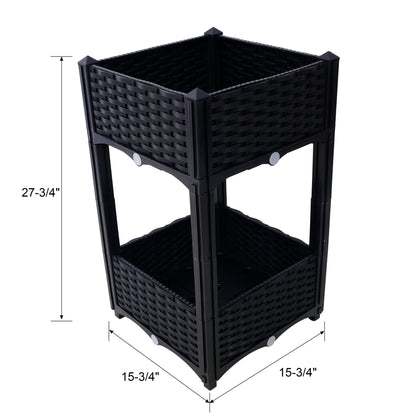 Planter Raised Beds - Elevated Planter Garden Box with Drainage Plug Raised Garden Beds for Vegetable/Flower/Herb Outdoor Standing Planter Beds Gardening Kit,Black,15.7"x15.7"x27.7"


Downloads: 0 
P - image 11