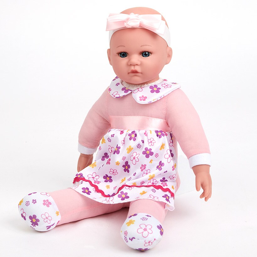 Charming 14" Baby Doll with Poseable Limbs - Perfect for Play and Cuddles