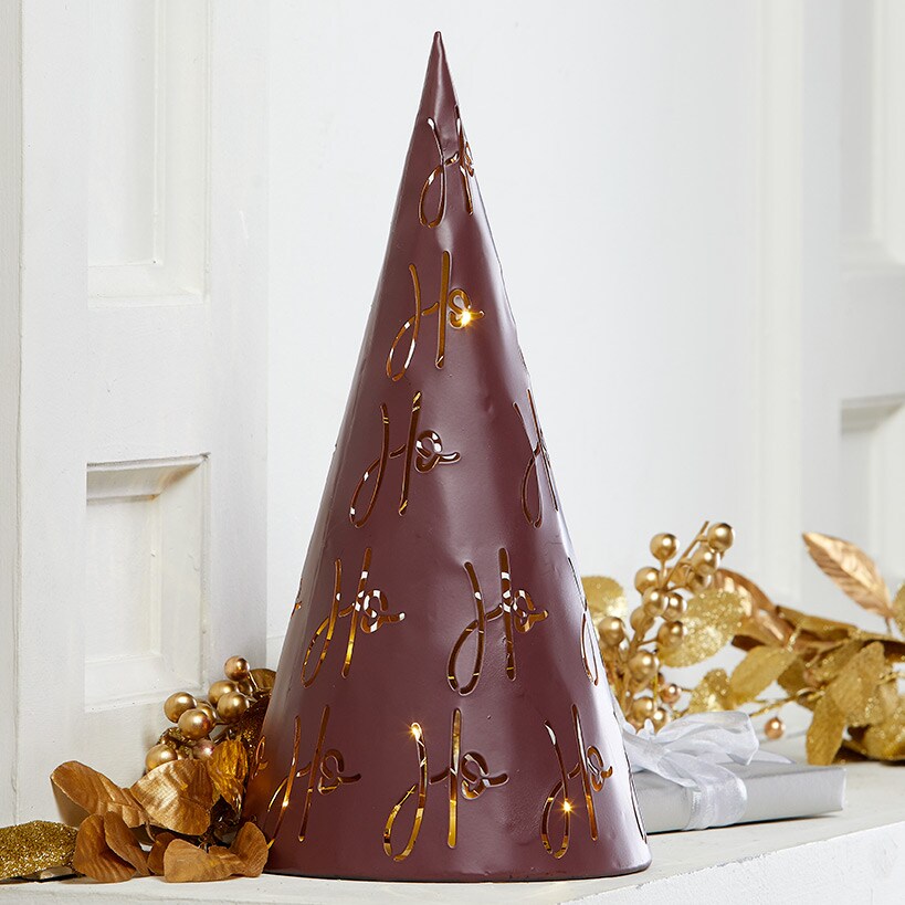 Tabletop Lighted Metal Trees#select-item_14"-burgundy