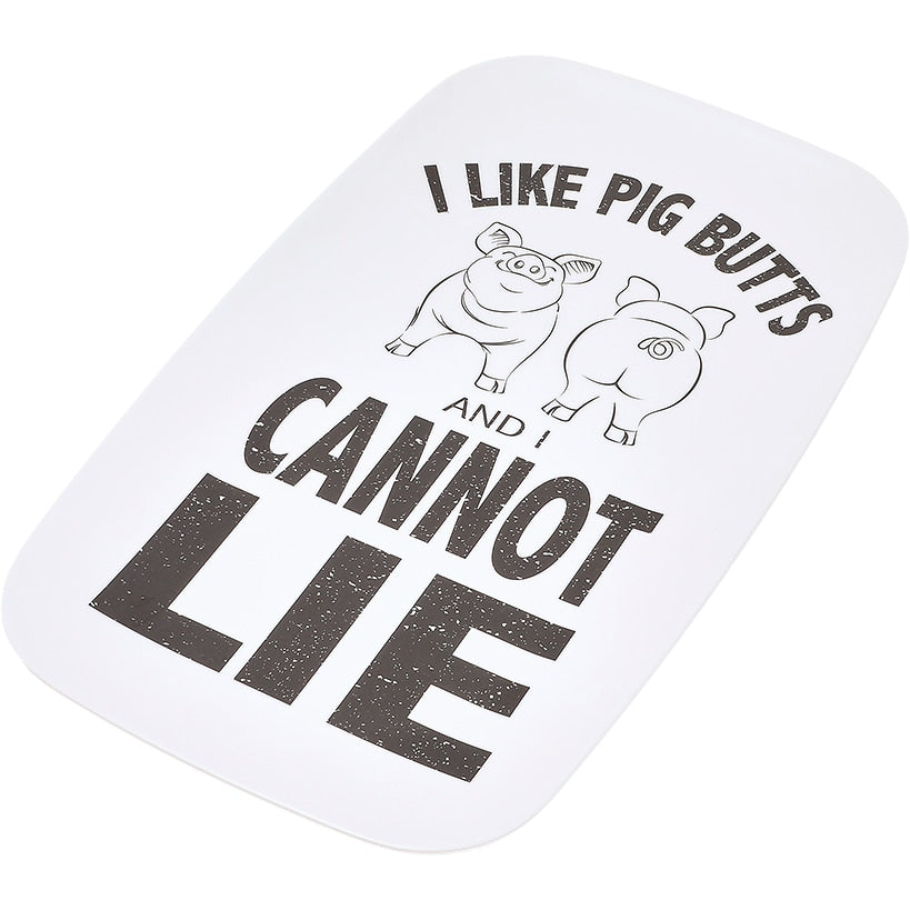 Hilarious Pig Butts Serving Platter with Pig Icon