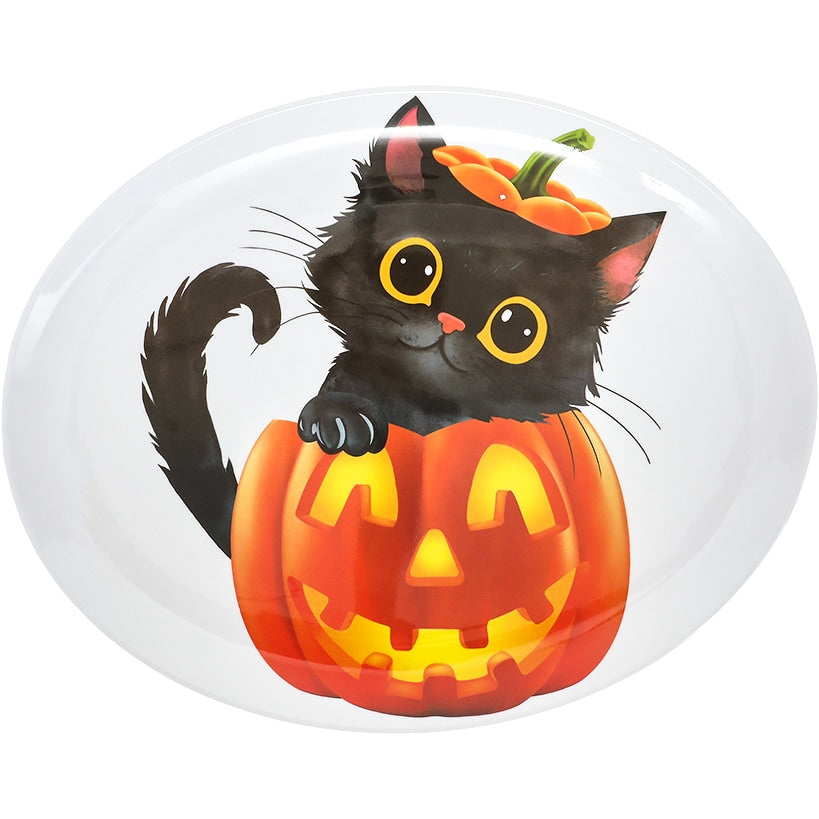 Purr-fectly Festive Halloween Serving Platter