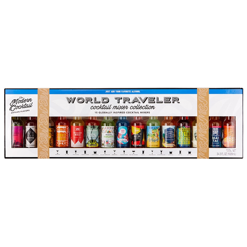 World Traveler Cocktail Mixers - 15-Pc.