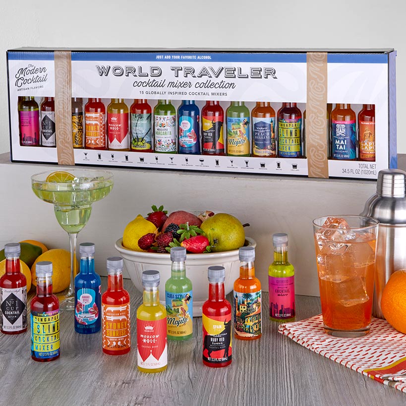 World Traveler Cocktail Mixers - 15-Pc.