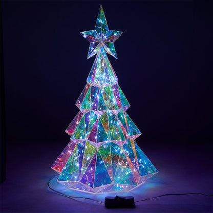 Lighted Prismatic Christmas Decor