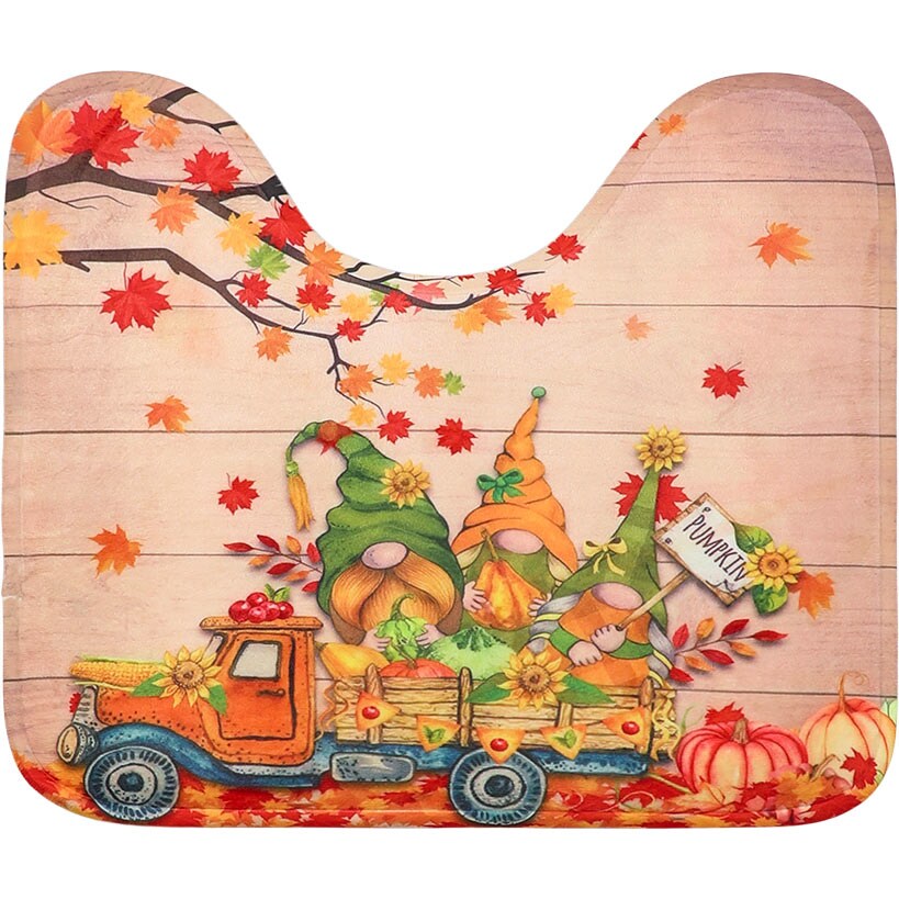 Gnome Autumn Truck Bathroom Set 16-Pc.