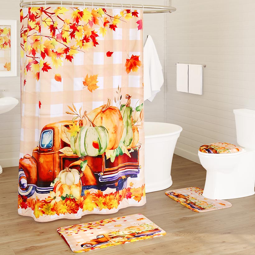 16-Pc. Harvest Memory Foam Fashion Bath Sets