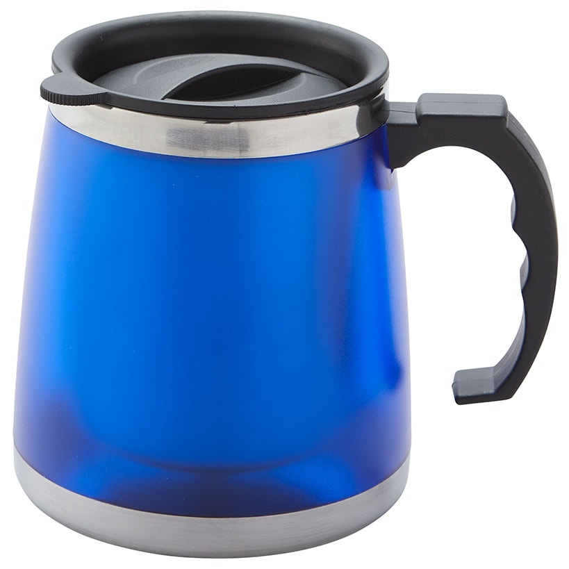 Insulated Mug with Lid Stainless Steel 16oz