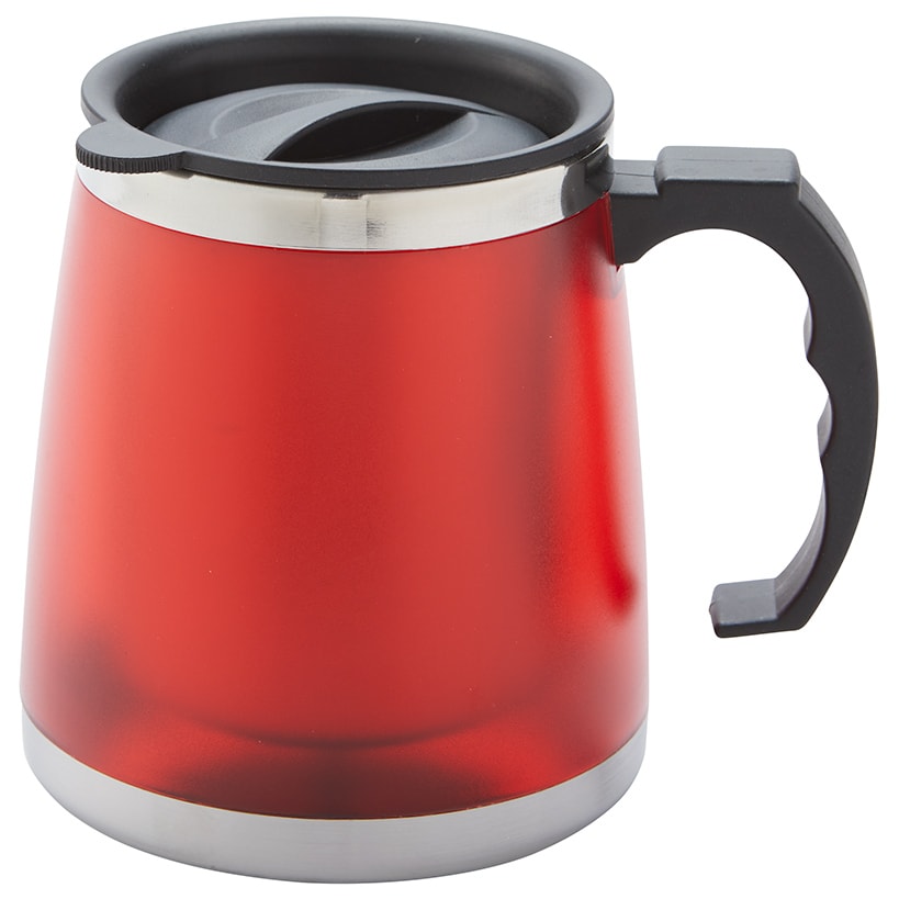Insulated Mug with Lid Stainless Steel 16oz