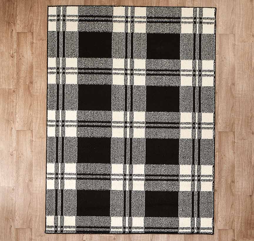 Plaid Decorative Rug Collection
