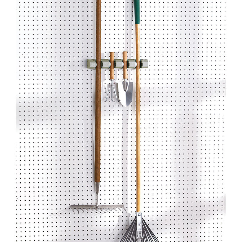 Mop & Broom Wall Mounted Storage Organizer Rack - 4 Slots