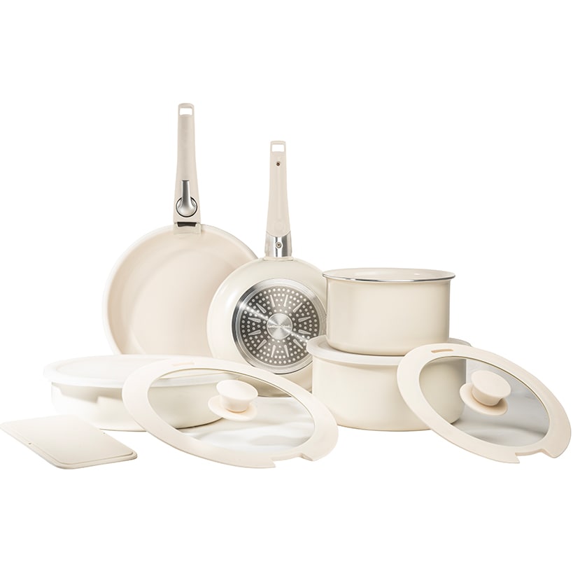 Gotham Steel® 18-Pc. Detachable Cookware Set