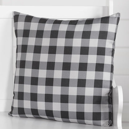 18" Tonal Plaid Accent Pillows