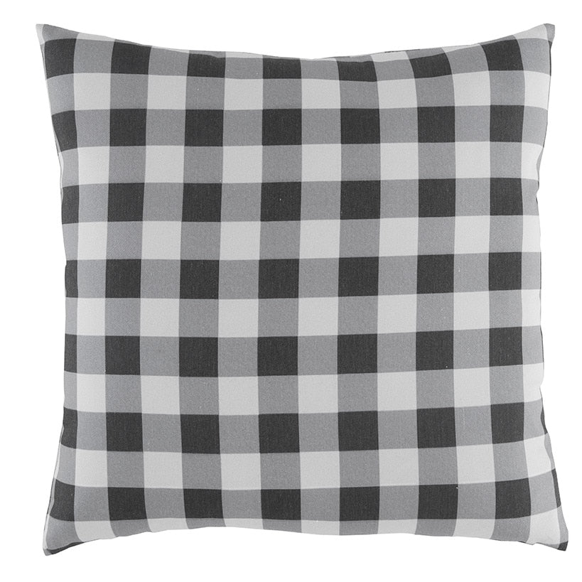18" Tonal Plaid Accent Pillows