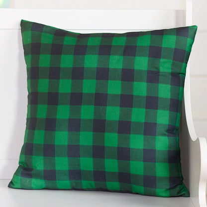 18" Tonal Plaid Accent Pillows