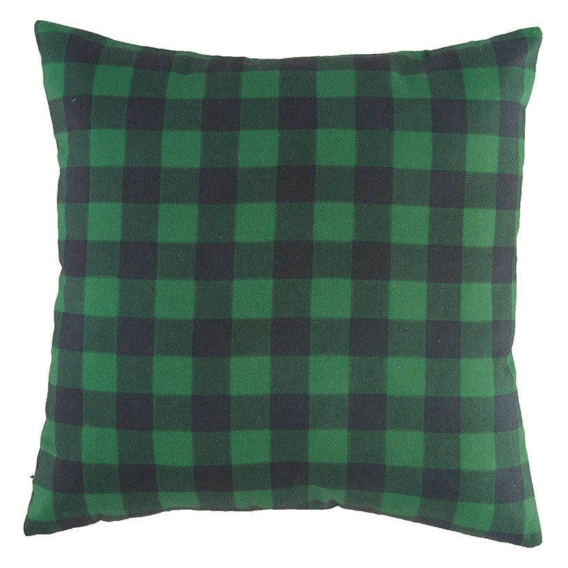 18" Tonal Plaid Accent Pillows