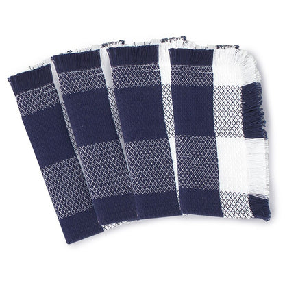 Homespun Cotton Checkered Table Linens